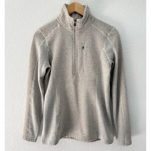 Kuhl Womens Revive 1/2 Zip Fleece Sweater Small Cream Ivory 4364